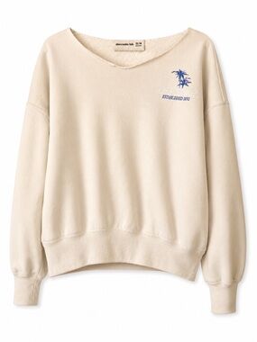 Abercrombie Kids Sweatshirt Pullover cream ivory size 13/14